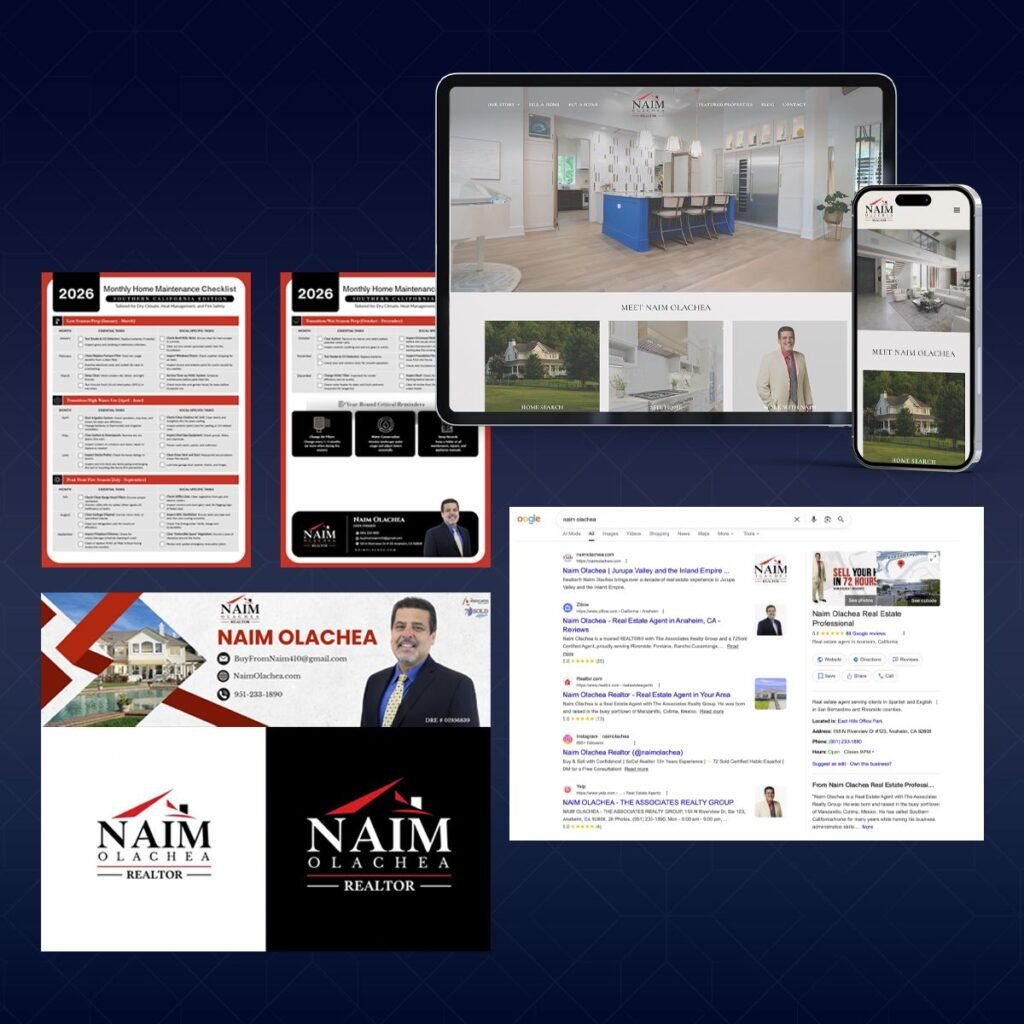 Naim Olachea realtor collage websites